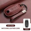 Genuine Leather Auto Key Fob Cover Case Housing Fit For Nissan Teana Qashqai X-Trail Kicks Tiida Auto Smart Key Fob Housing Long-lasting Protective