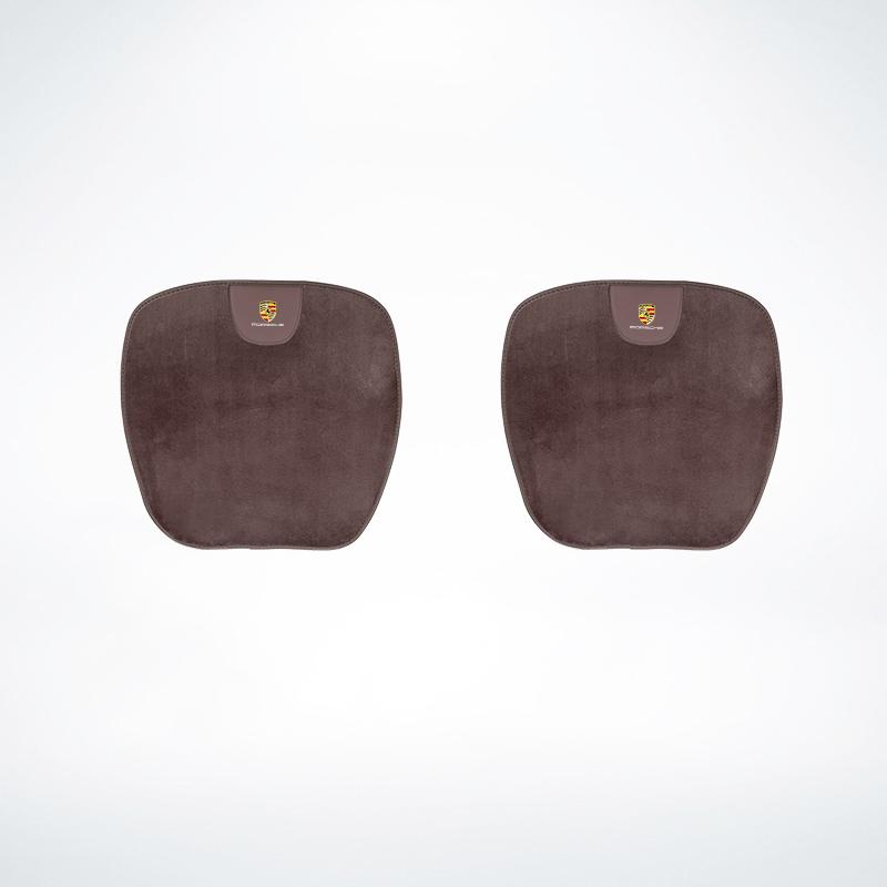 Polštářek na autosedačku Opěrka zad Luxusní semišová ventilační podložka Pro Porsche Cayenne Panamera Macan 911 718 Taycan Boxster Cayman 918