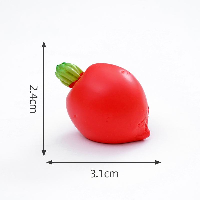 5/10Pcs Simulation Vegetable Small Decorate DIY Photography Landscape Toys Peppers Corn Broccoli Onion Small Vegetable Ornaments