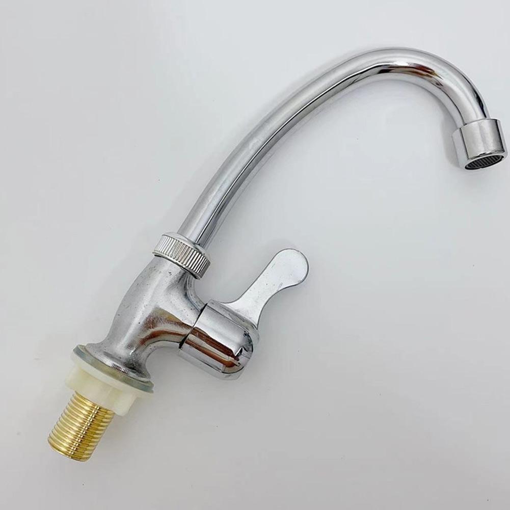 Kitchen Faucet Resistant Discoloration Silver Healthy Water Tap