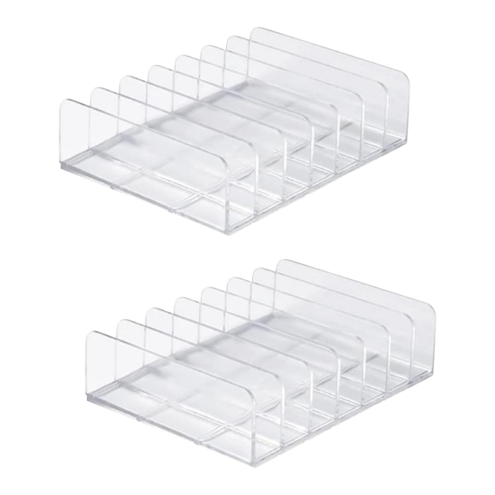 

Eye Shadow Storage Box With Powder Drawers, Large 7-Compartment, 2 Pieces One Size белый