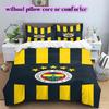 Calcio Fenerbahçe S.K Fantasia Set Copripiumino Trapuntato Copripiumino Federa Decorazione per la Casa Regalo di Compleanno (1 * copripiumino + 2 * federa, senza nucleo)