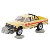 TOMYTEC Tomica Limited Vintage Neo LV-N321a Nissan Truck 4X4 King Cab Yellow North American Spec 1/64