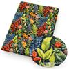 DIY Synthetic Leather Fabric Flowers Florals Printed Imitation Embroidery Faux Leather Shoes Imitation Embroidery