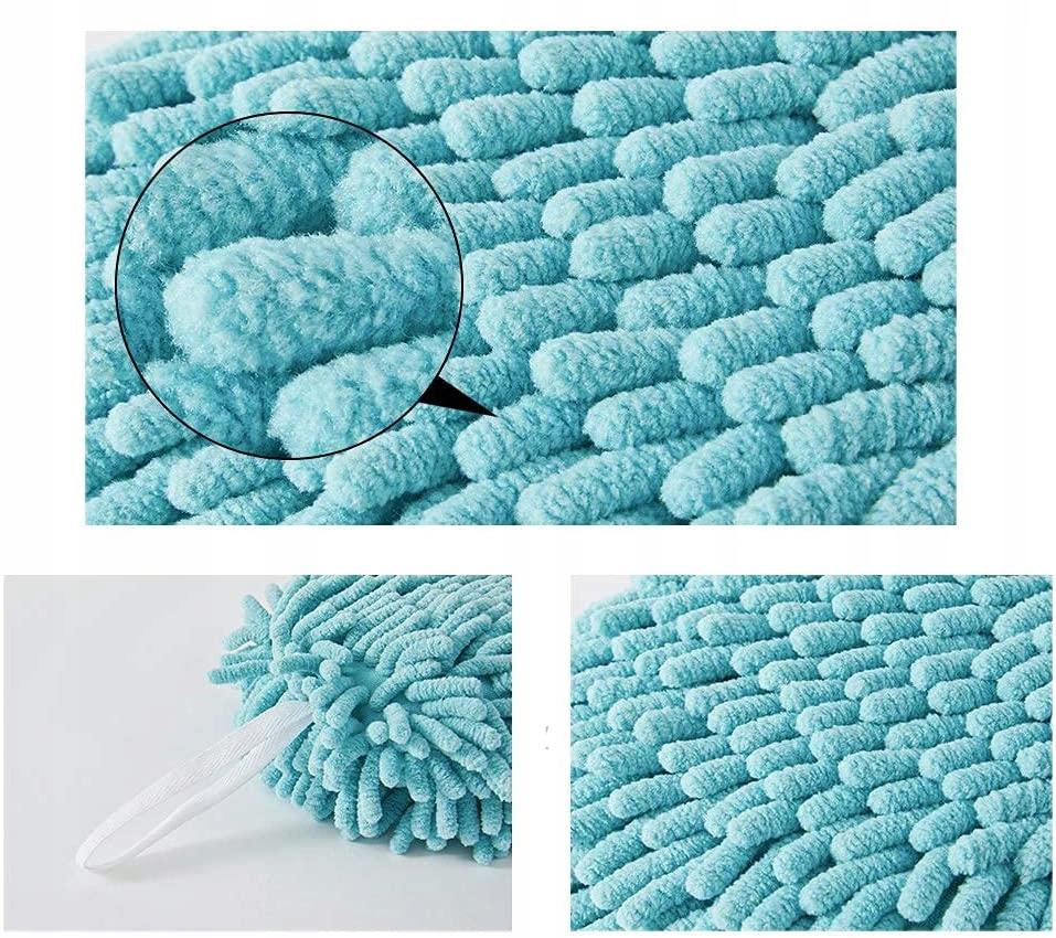 Towel Kitchen Bathroom Cloth On A String Turquoise Ball Hook