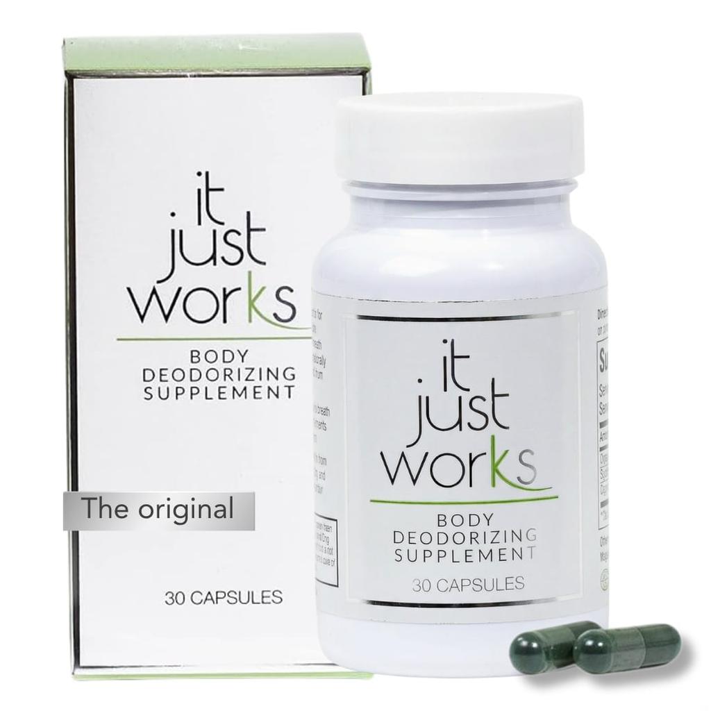 It Just Works, Body Deodorizing Supplement, 30 Capsules