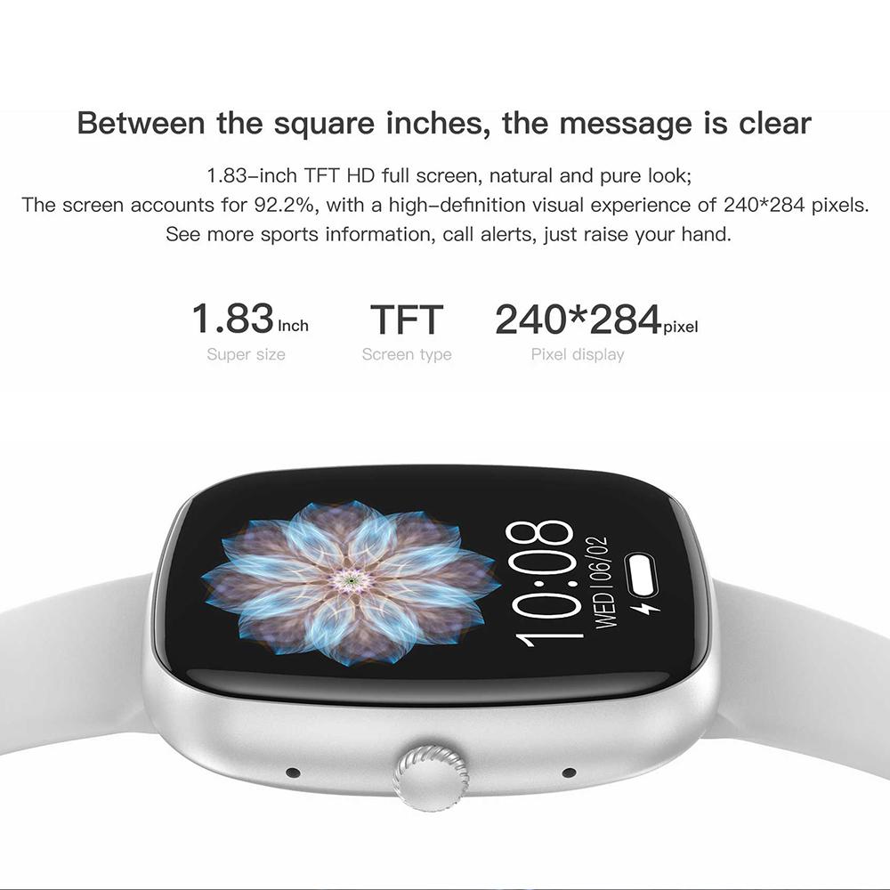 Z139 1.83-inch Bluetooth-compatible Call Smart Watch Heart Rate Monitor Outdoor Sports Bracelet