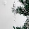 Transparent Icicle Ornaments For Christmas Tree Festive Holiday Decorations Pack Of 12