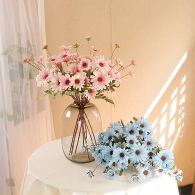 Autumn Chrysanthemum Artificial Daisy Flowers 52cm Faux Silk Daisy Flowers with Stems for Home Garden Vase Decor,1pc