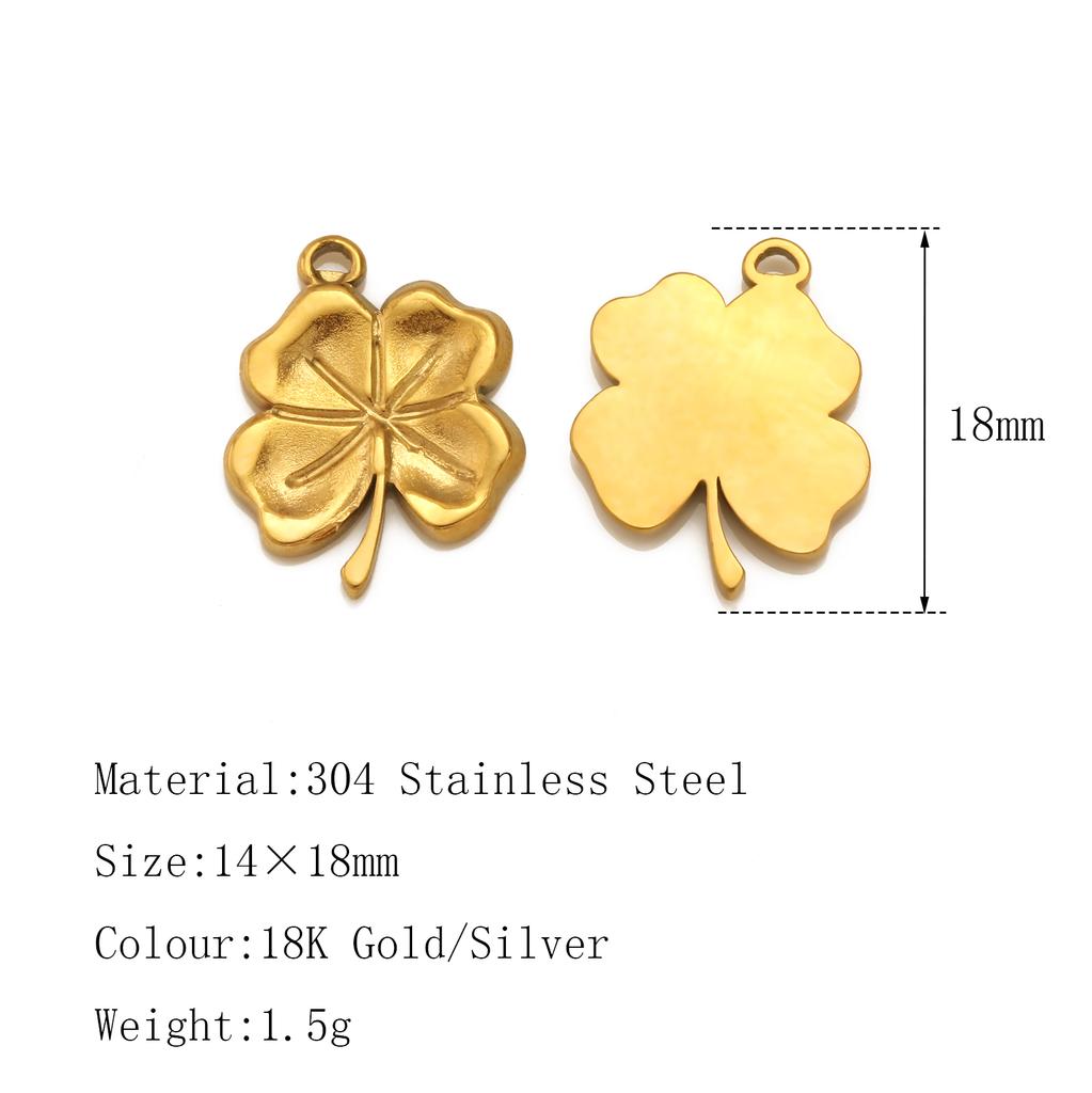 3Pcs Flower&Insect Charms Stainless Steel Exquisite Butterfly/Bee/Rose/Scarab Pendant Necklace Earring Dangle DIY Jewelry Making