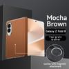 Luxury Business Magnetic Skin Feel Leather Phone Case for Samsung Z Fold 8 Wide Shockproof  for Magsafe Hinge Protection Cover