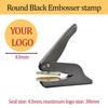 Customized Embossed Stamp Personalized Custom Book Embosser Seal Wedding Invitation Logo Customization Embossing Paper Stamps