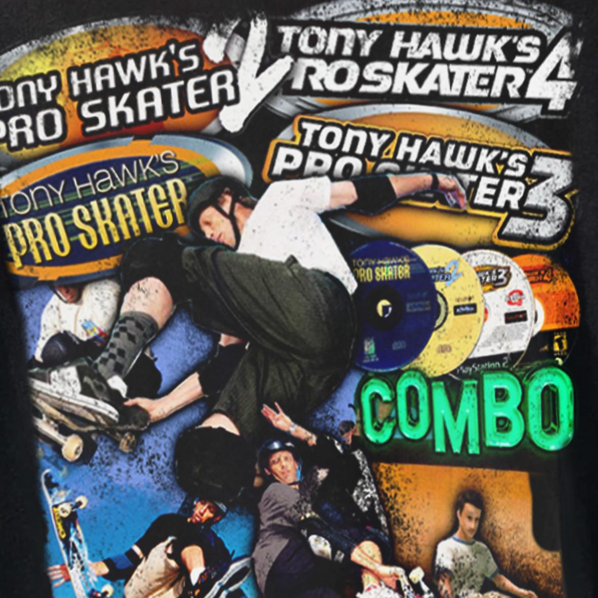 00s Pro Skater Collage Promo T-Shirt Black XXL S