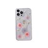 Custodia per cellulare con fiore in lamina d'oro per Apple 17 Promax Fiori veri per iPhone 16 Piccola e Fresca 15 Custodia Morbida
