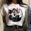 Animals Printing T-Shirt Top Basic Tees Women'S Shirt Short Sleeve Neck Fashion Casual Sport Clothes Harajuku Style High Quality