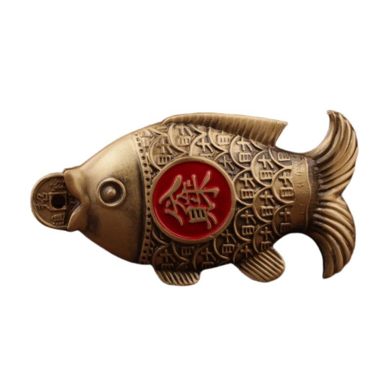 Brass Ornament Surplus Stress Relief Chinese Style Craft Creative Hand Piece Year After Ye