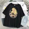 Princess Printed Alice In Wonderland Top Black Alice Unisex Casual Short Sleeve TShirt Unisex and Women Top Soft Cotton