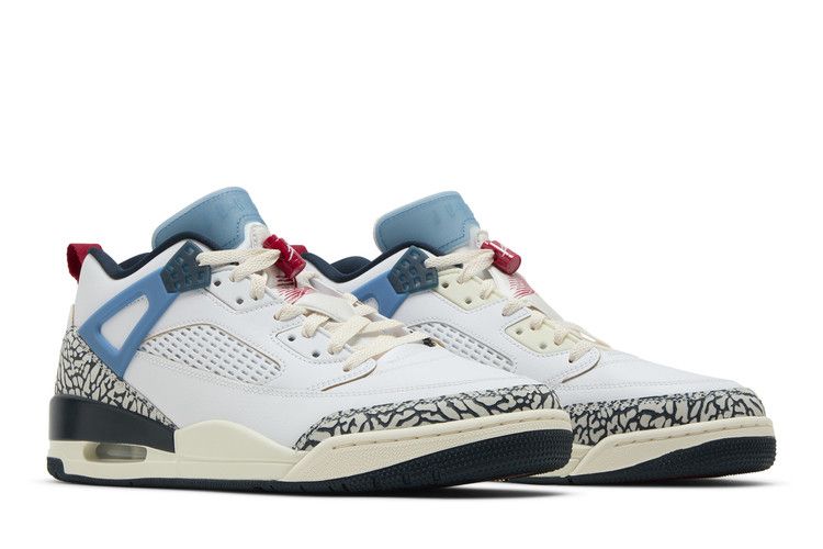 Men's Sneakers Jordan Spizike Low Motion Pack White/Armory Navy/Aegean Storm/Gym Red