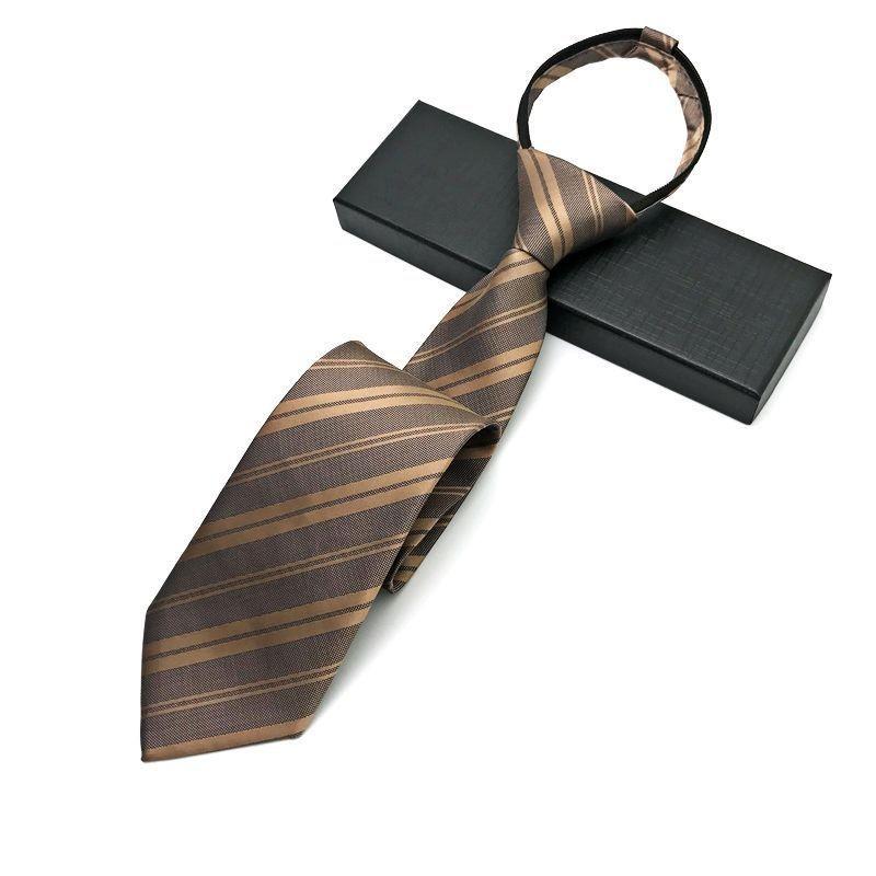 Childrens Tie With Zipper Closure For Formal Events And School Uniforms