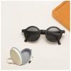 Toddler Folding Foldable  Sunglasses Cute Round Sunglasses Bulk Toddler Glasses for Kids Boys Girls Beach Outdoor Sport