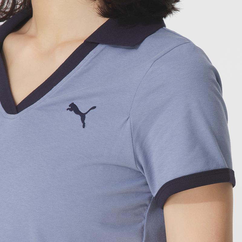 Puma Sports Lifestyle Series Logo Breathable Short Sleeve T-Shirt Women Tops 692774-92