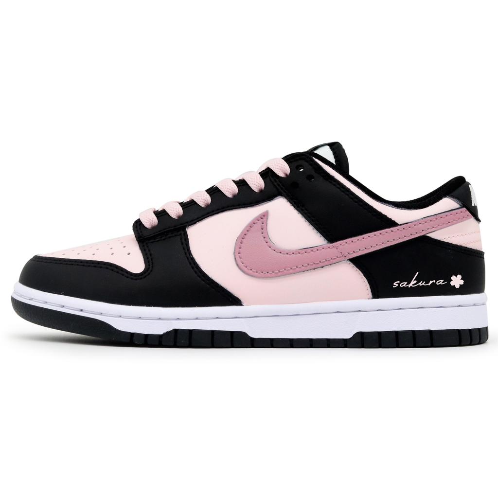 Nike Dunk Low top Skateboard Shoes Unisex Black Pink DD1391-100(Team1279-S-BOX)