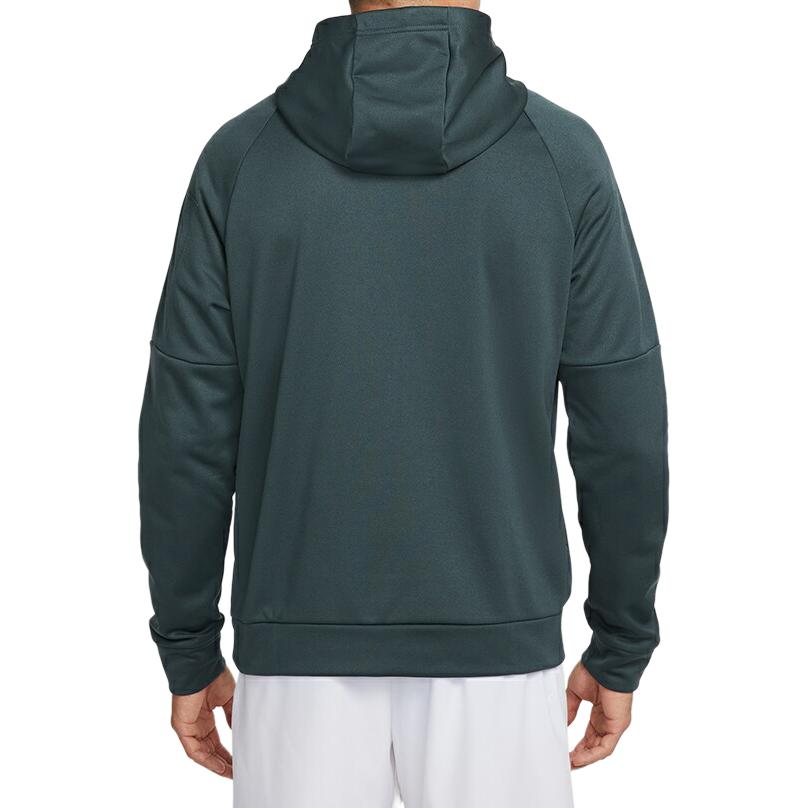 Nike Therma-Fit Drawstring Hooded Loose Long Sleeve Sweatshirt Men Sweatshirt Deep-Jungle-Green DQ5402-328
