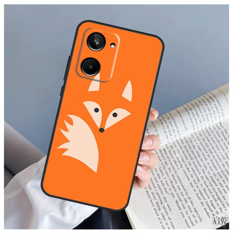 Fox Animal Pattern For Realme 11 8 9 10 Pro Plus GT Neo 5 3T 2T C11 C21 C25 C21Y C31 C30 C33 C35 C55 Case
