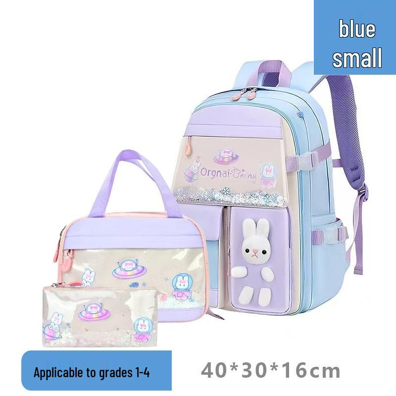 Quicksand Style Backpack for Girls - Suitable for Elementary to Junior High Students