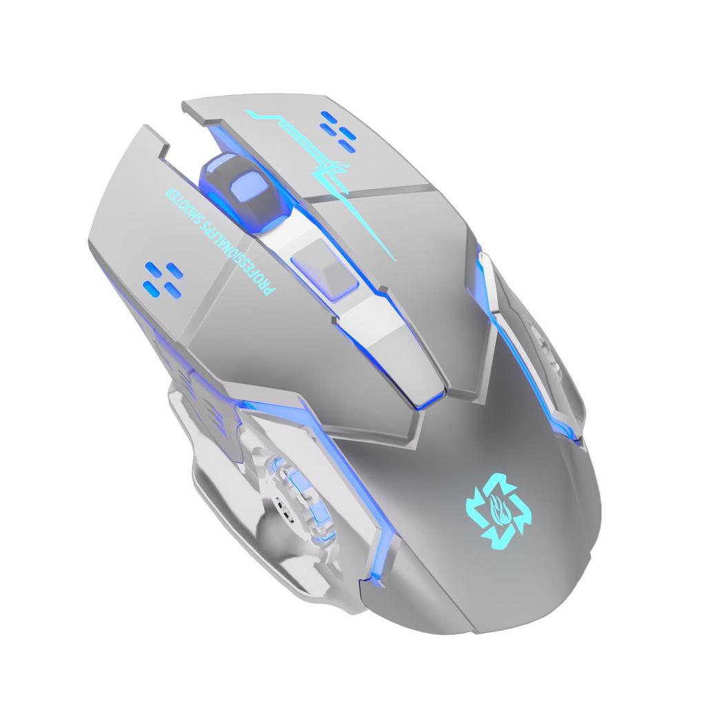 Rechargeable Bluetooth Silent Wireless Gaming & Office Mouse - Customizable Logo, Laptop Accessory