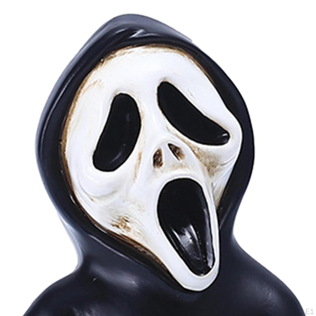 Creative Halloween Statue Figurine Spooky Crafts Collections Scary Horror Sculpture for Party Living