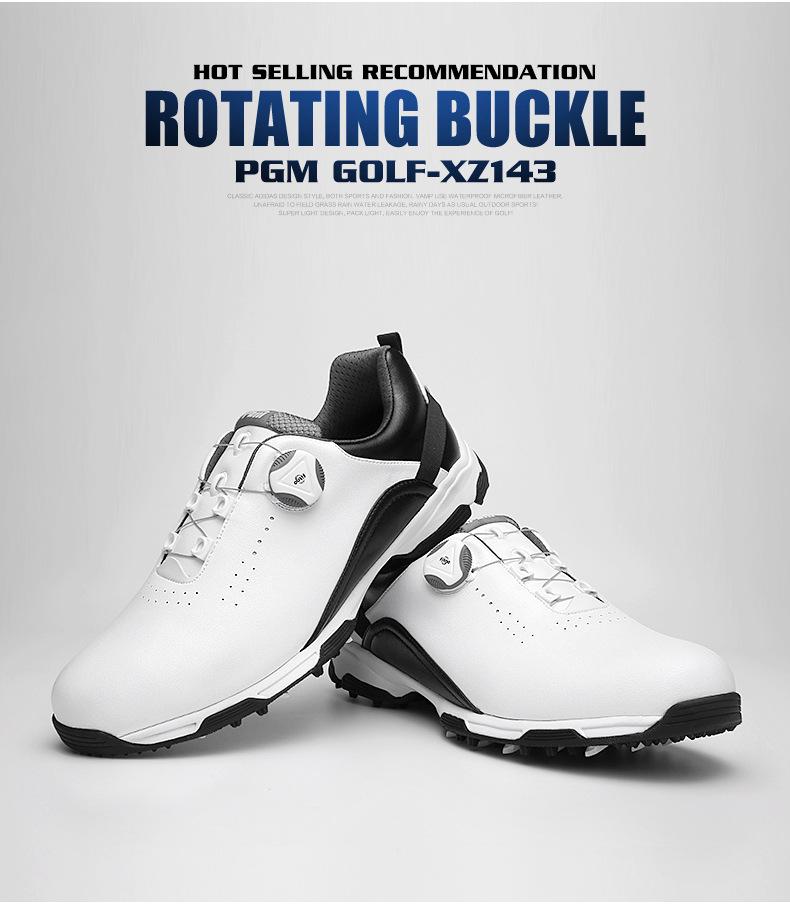 PGM Men's Spikeless Waterproof Golf Shoes - Anti-Slip & Breathable for Summer