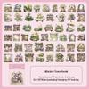 Waterproof Transparent Stickers: Plant & Flower DIY Decoration for Water Bottles & Journals
