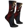 Mysterious Dark Angel Anime Socks Harajuku Retro Compression Socks Crazy Street Hip-Hop Trend Socks Comfortable Soft Unisex Gift