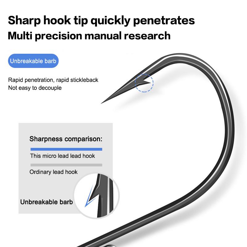 Rosewood Jig Heads Fishing Hook Long Shank Wide Gap 5G 7G 10G 14G Unpainted Ball Sharp Jighead For Trout Bass Fishing Tackle