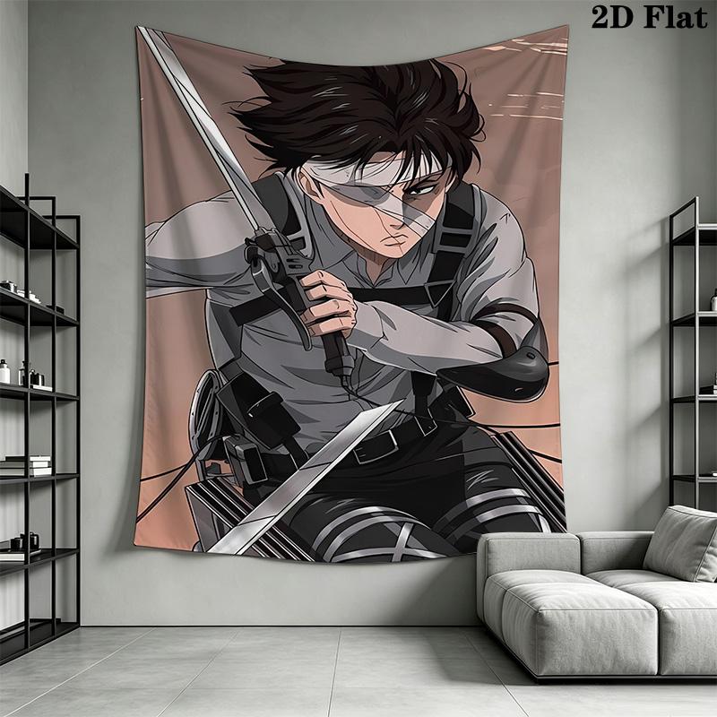 Attack on Titan Pattern Home Decor Tapestry, Wall Hanging, Decorative RV Wall Cloth.NGT0928274