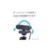 ELECOM Webcam Arm Clip Stand with GoPro Adapter, Black UCAM-DSCLP30BK