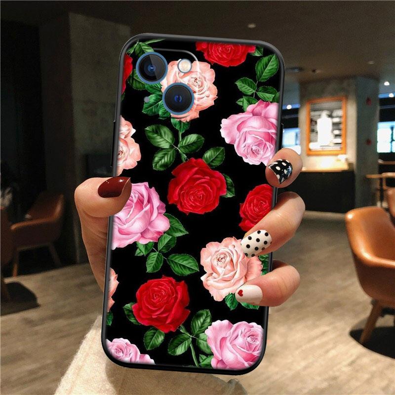 IK13 Beautiful Roses Flower Case for Samsung M06 M15 M16 M35 M55 M56 A36 A42 A50 A50S A51 A52 A32 A33 A05 A05S A06 A16 A20
