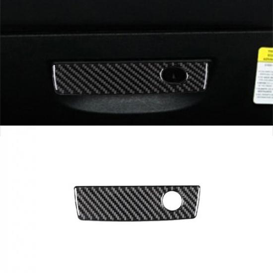 Soft Carbon Fiber Car Glove Box Handle Panel Sticker For Dodge Challenger 08-14