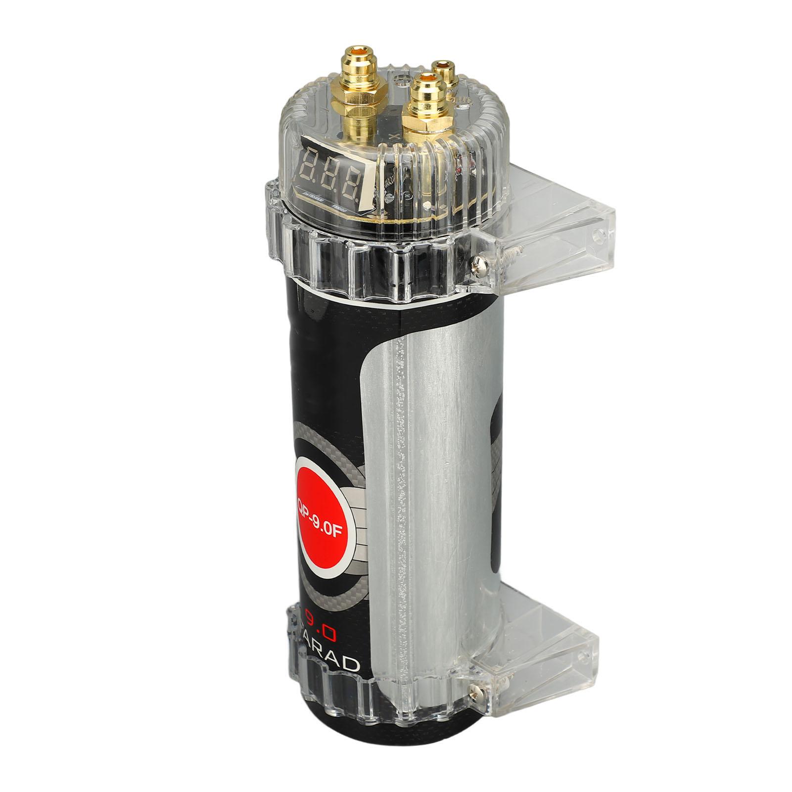 9.0 Farad Digital Power Capacitor High Performance Energy Storage Reinforcement Capacitor for Car Sound System DC12V