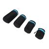 4Pcs DSLR Camera Lens Pouch Neoprene Waterproof Lens Bag Case with Zipper Metal Buckle