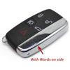 Car Key Shell 5buttons for Jaguar XJ XF XE F Land Rover Range Rover Sport Evoque Vogue KOBJTF10A Remote Key Case Blank