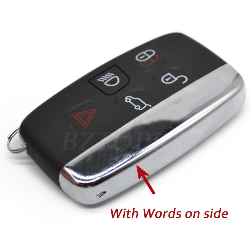 Car Key Shell 5buttons for Jaguar XJ XF XE F Land Rover Range Rover Sport Evoque Vogue KOBJTF10A Remote Key Case Blank
