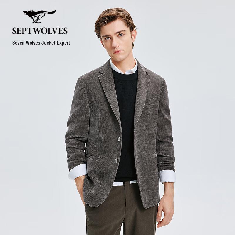 SEPTWOLVES Men s Thickened Casual Suit Jacket 3XL