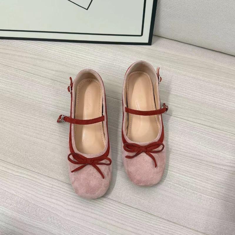 Inner Height Increase 5CM Retro BaDong Dance Shoes Women Wear Autumn Bows with Single Shoes Gentle Mary Jane Shoes
