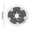 140mm/160mm Bike Carbon Fiber Disc Brake Rotor Six-Bol/ Center Lock Cycling Brake Rotor Mountain Road Bicycle Floating Brake Pad