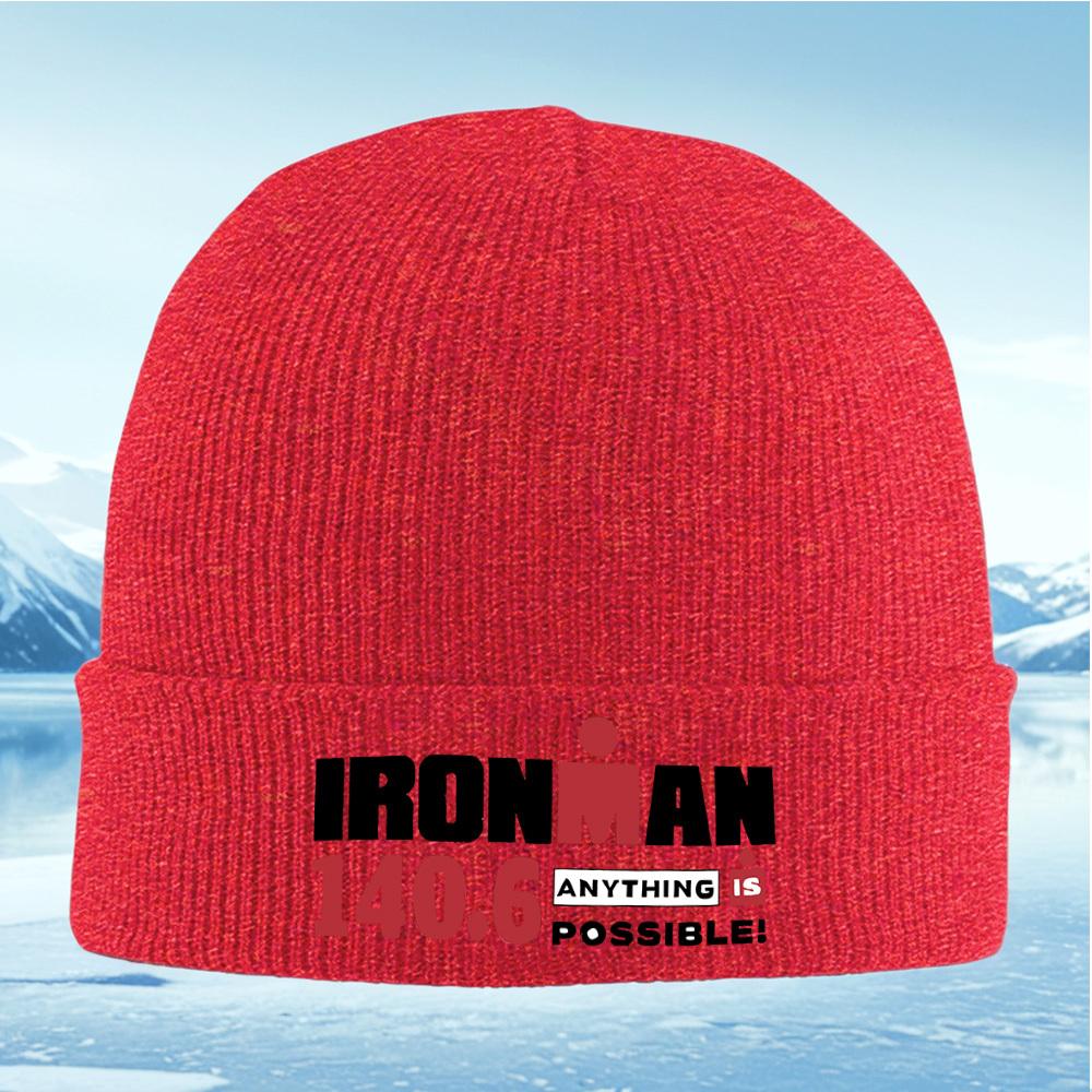 IronUnisex Distance Anything Possible Unisex Women Unisex Knitted Hat Beanie Pullover Cap Winter Thermal Warm Christmas Outdoor Cyclin