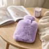 Women Hot Water Bag Bottle with Plush Cover, 500/1000/2000ML Leak-proof Bag, Soft Cover Cold Compress Pouch for Shoulder, Back, Hand, Legs,