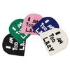 Ins Japanese Korean Version Warm Cold Hat Female Personality Versatile Winter Hat Alphabet Jacquard Knitted Hat Wool Hat Female Winter