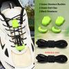 Reflective No-Tie Shoelaces, Elastic Quick Lock Laces Lazy Replacement Laces for Sneakers Running & Daily Wear Unisex Adult Kids
